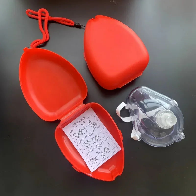 CPR Pocket Resuscitator Mask – Emergency First Aid Oxygen Mask for Adults & Children