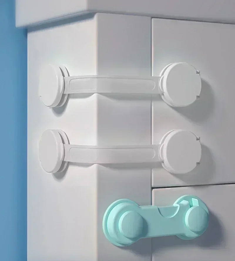2/5PCS Baby Safety Cabinet Locks – Childproof Drawer & Door Latches