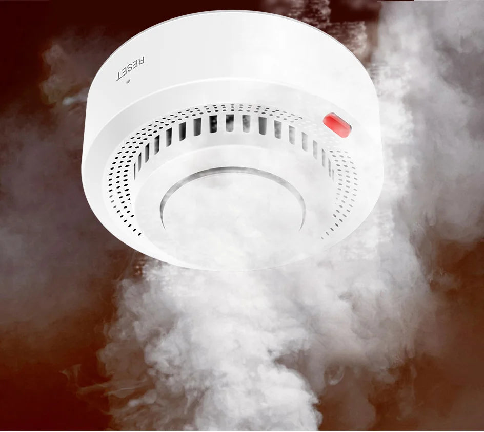 Tuya WiFi Smart Smoke Detector – Fire Alarm System for Home Safety | Wireless