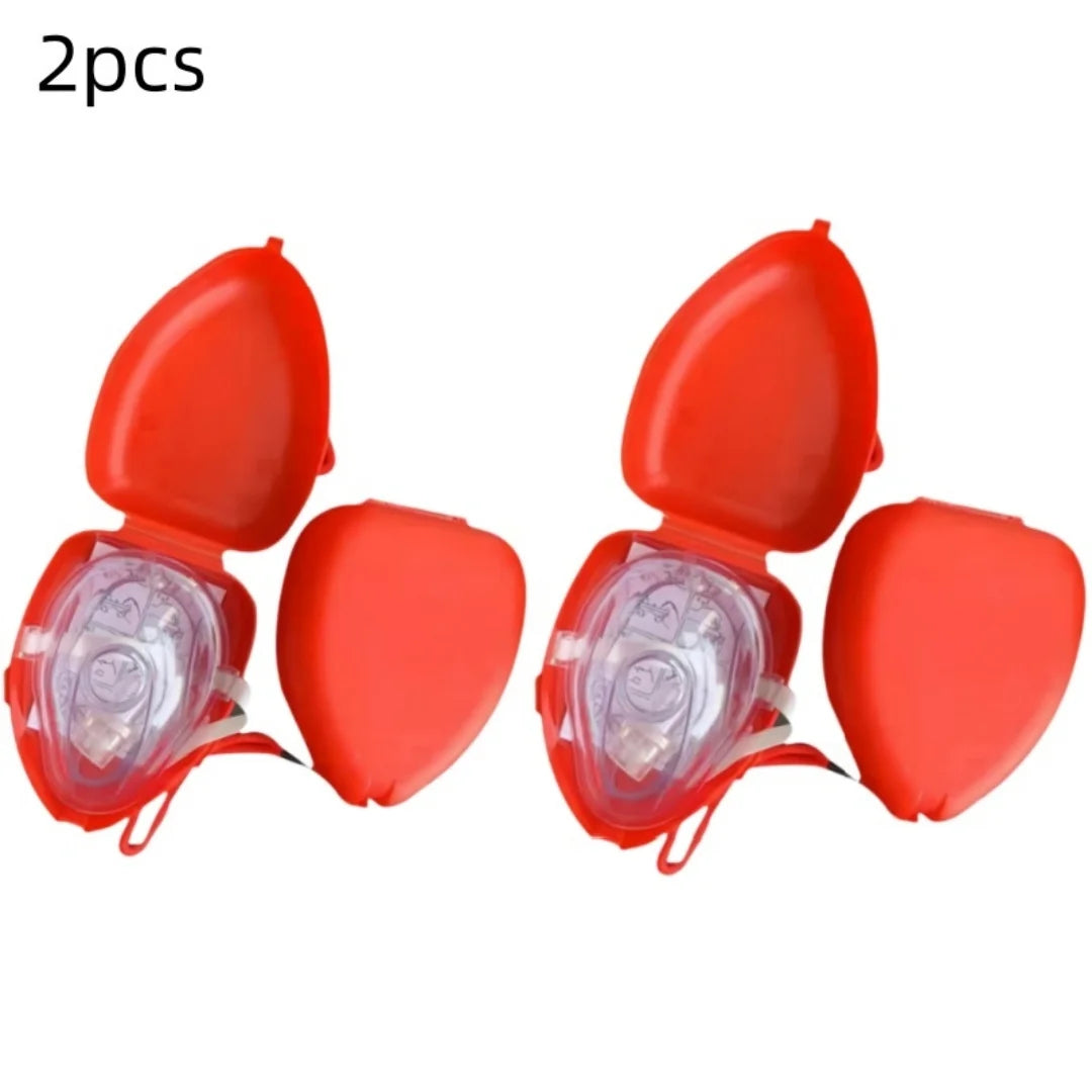 CPR Pocket Resuscitator Mask – Emergency First Aid Oxygen Mask for Adults & Children
