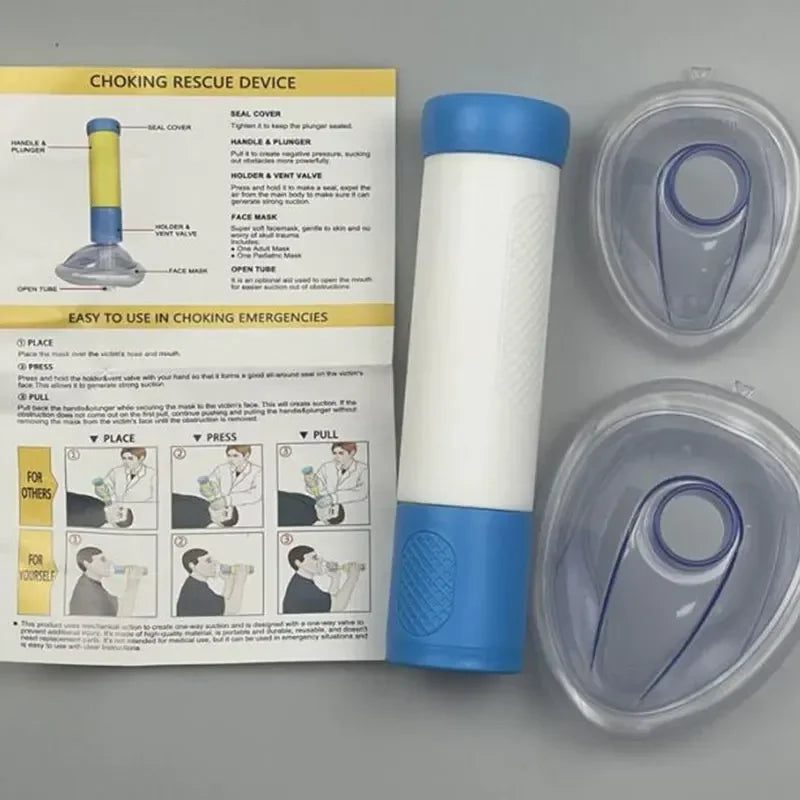 Portable Anti-Choking First Aid Device – Life-Saving Suction Tool for Kids & Adults