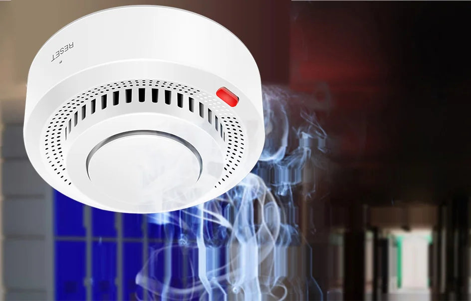 Tuya WiFi Smart Smoke Detector – Fire Alarm System for Home Safety | Wireless