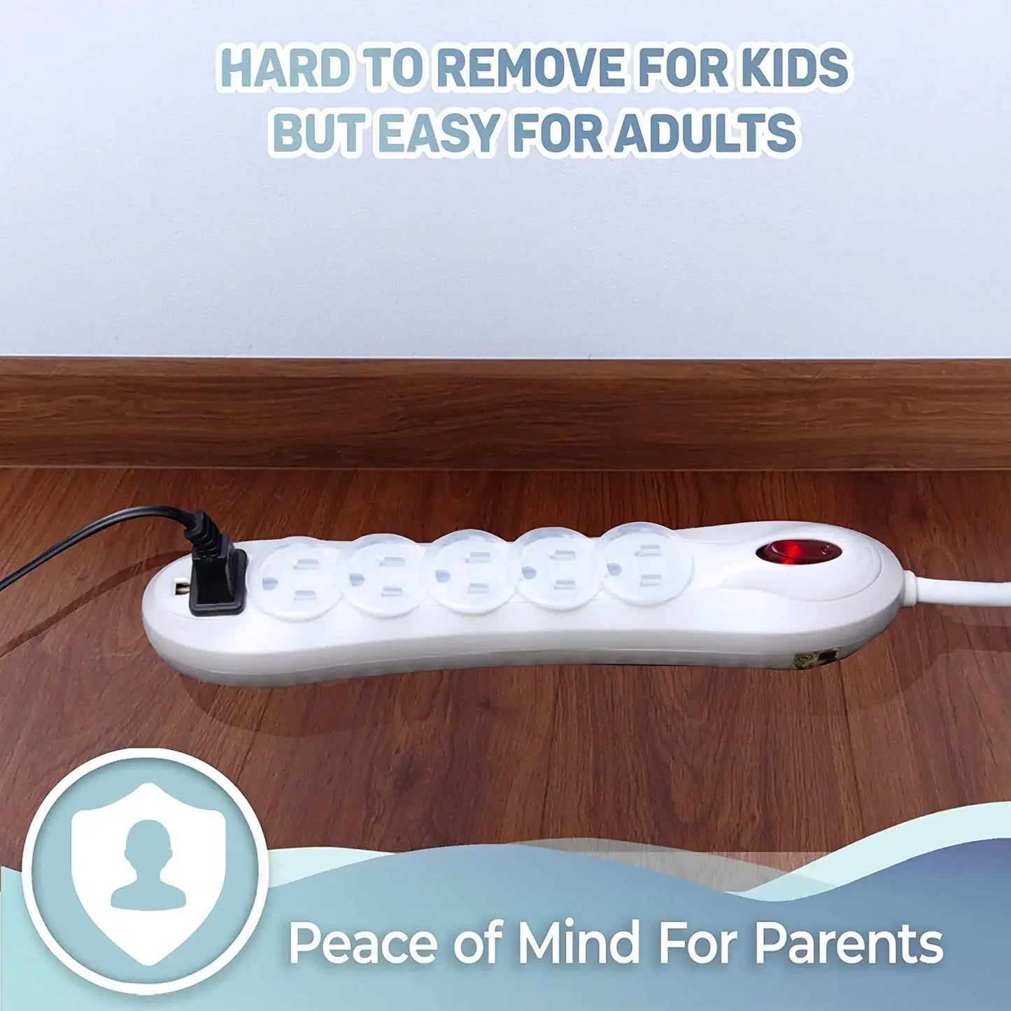 10PCS Baby Safety Outlet Covers – American Standard Plug Protectors