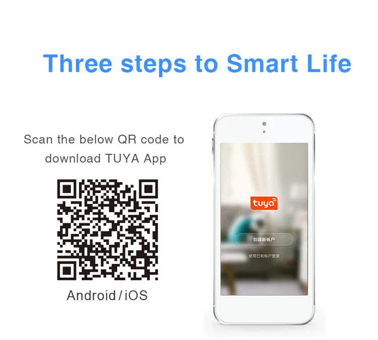 Tuya WiFi Smart Smoke Detector – Fire Alarm System for Home Safety | Wireless