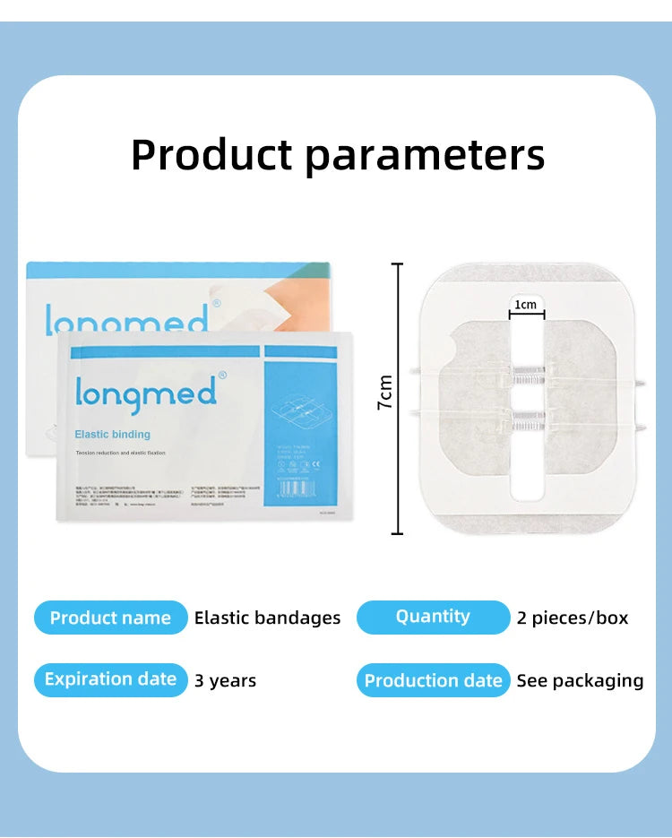 2pcs Zipper Tie Wound Closure Patch Hemostatic Patch Wound Fast Suture Zipper Band-Aid Outdoor Portable