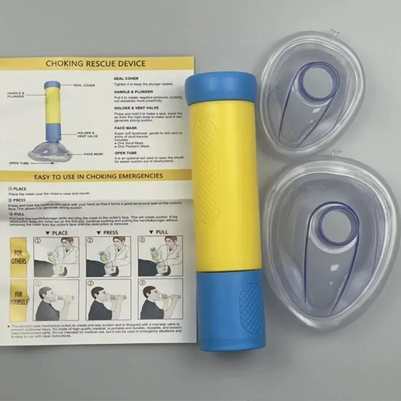 Portable Anti-Choking First Aid Device – Life-Saving Suction Tool for Kids & Adults